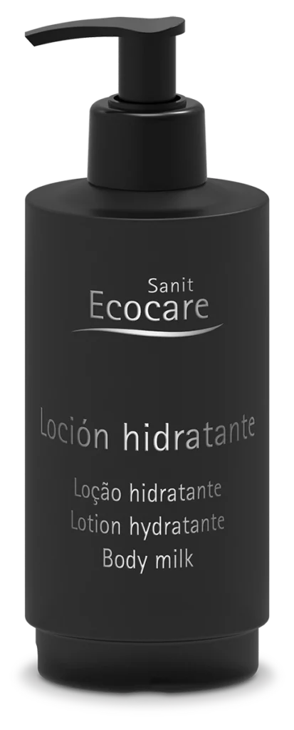 Imagen de producto Sanit ECOCARE LB (Línea Black) de la página de destino Línea Black Amenities.