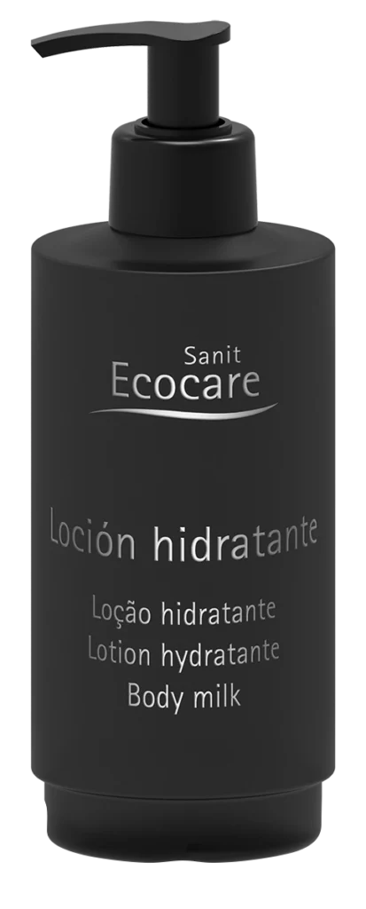 Imagen de producto Sanit ECOCARE LB (Línea Black) de la página de destino Línea Black Amenities.