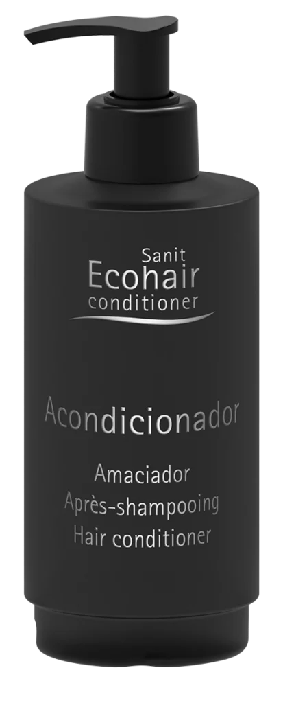 Imagen de producto Sanit ECOHAIR CONDITIONER LB (Línea Black) de la página de destino Línea Black Amenities.