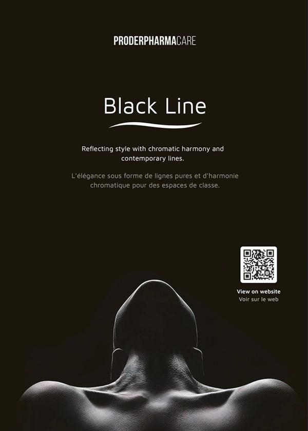 Image for representing Black Line brochure cover in the brochures landing page.