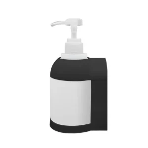 PGS 500 black edition wall-mounted support with 500 ml dosing bottle